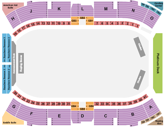 Cowtown Coliseum Stockyards Rodeo Seating Chart